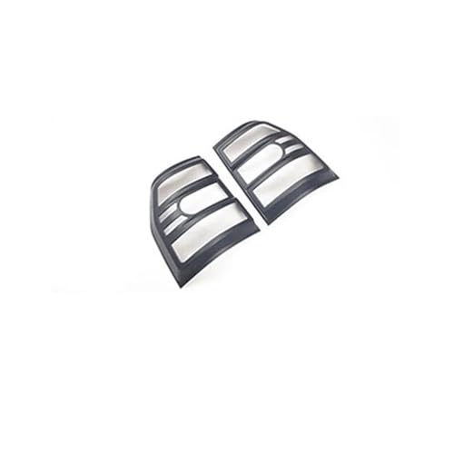 Estilo de luz trasera coche Mitsubishi Pajero 2007-2019 moldura negra mate 2 piezas