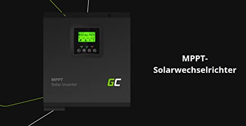 Green Cell® 3000W/6000W 3kW 24V 230V Solar Wechselrichter Off Grid mit Laderegler MPPT Reiner Sinus Volt Spannungswandler Konverter Pure Sine Wave Power Inverter DC AC Umwandler Stromwandler