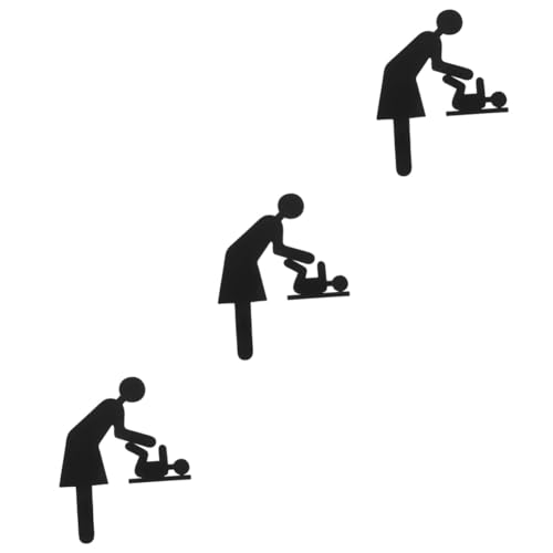 Signalisation de zone de change résistante en inox brossé ULTECHNOVO