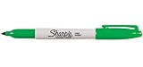 Sharpie Lot de 3 Marqueurs permanent FINE, vert (P52241)
