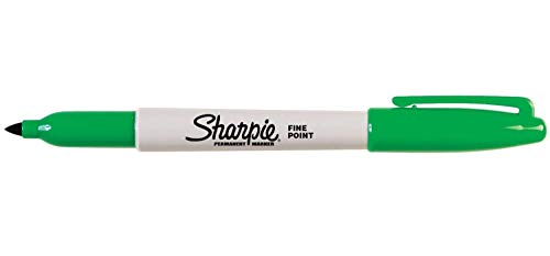 Sharpie Permanent Marker | Marker Stifte mit feiner Spitze | Grün | 12 Stück Market Set