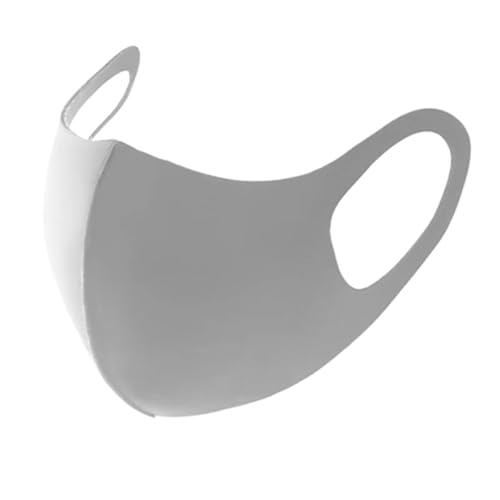 Fashion Solid Earloop Mask SpringUnisex Outdoor Travel Breathable Mask(Gray 10pcs)