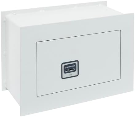 ARREGUI Ideal 5 271311 Caja Fuerte de Empotrar a Pared con Cerradura de Llave | Caja de Seguridad para Casa y Hogar | Fácil de Usar | 20 x 30 x 15 c...