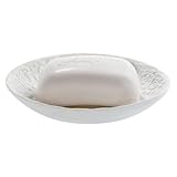  MSV Porte Savon Porcelaine Cosy Blanc Spirella