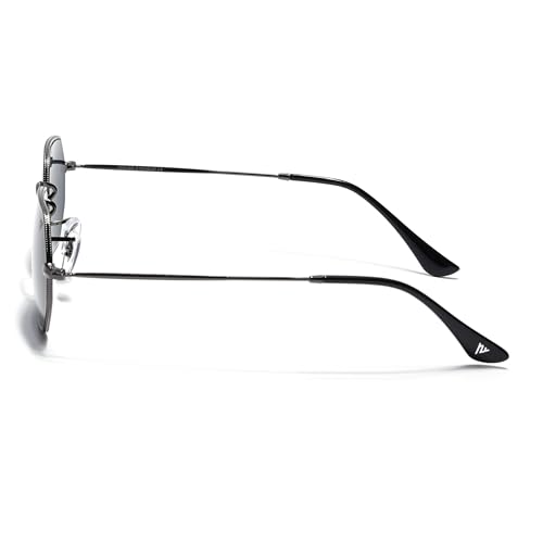 Image of Voyage UV Protection & Gradient Hexagonal Sunglasses for Men & Women