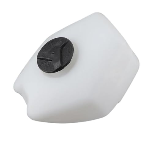 Réservoir carburant moto blanc 1L pour mini moto cross et pocket bike 49cc 2 temps
