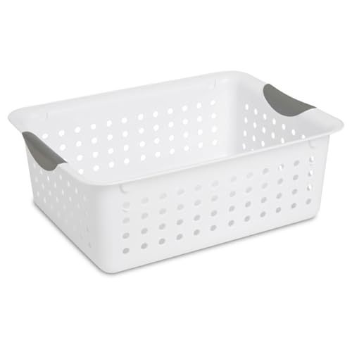 Sterilite Kosze, kosze, skrzynie, białe, 6 szt