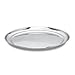 King International Stainless Steel Plates, Stainless Steel Round Dinner Plate Set of 6 pieces-30 cm, Stainless Steel Dishes, Dinner Plates, Camping Plates Set, Stainless Steel Dinner Plates