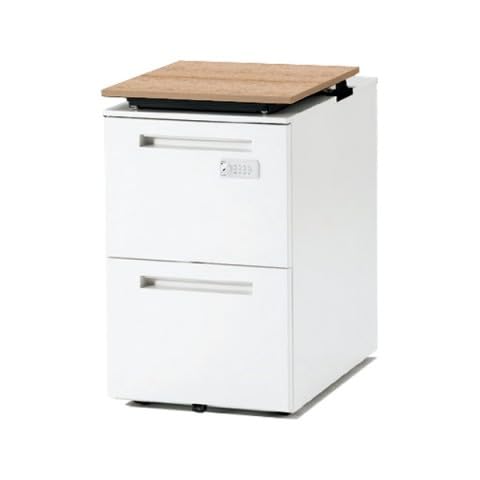 イトーキ デスクワゴン・脇机 ワゴン 完成品 組立不要 CZR シーゼットアール 幅:400mm 奥行:608mm 高さ:650〜740mm CZR046MECSKB992