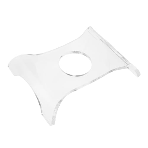 BIUDECO Soporte para Guitarra Eléctrico Transparente Base Acrílica Portátil Soporte Vertical Compacto...