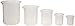 Kartell 222195 5 Piece Polypropylene Griffin Beaker Set