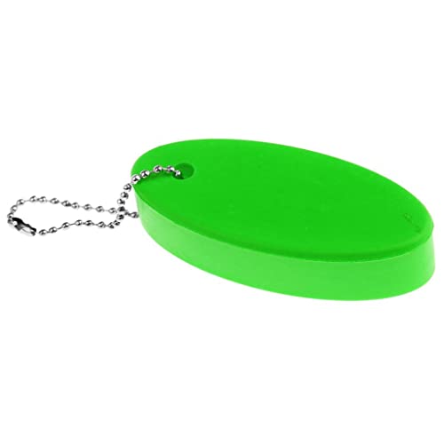 Chaveiro flutuante de espuma oval, 2 peças, chaveiro flutuante para esportes aquáticos, iatismo, cai
