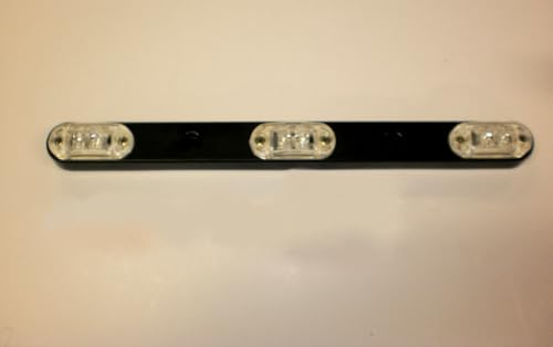 Everything for trailers, RVs and trucks and more - 1 - LED 3 Light ID Bar Clear 1 x 2.5 Oval Trailer For Truck Flatbed RV Cargo (FS1XN-534)