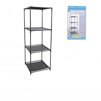 Foldable Storage Cube Boxes with Stand & Without Stand in Muilty Colours (3 drawer stand.)