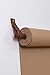 KEYAIIRA - Wall Mounted Kraft Paper Hanger Holder Genuine Leather Straps, Note Board Dispenser, Brown Wallpaper pad Butcher Paper-Sign Craft