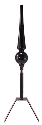 Dalvento Mini Roman Finial- Black Gloss