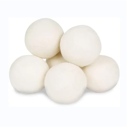 6 bolas antiestáticas para lavadora y accesorios de secadora reutilizables 7