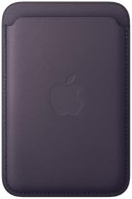 Apple iPhone için MagSafe özellikli Mikro Dokuma Cüzdan - Gece Yarısı Moru ​​​​​​​ - Görsel 2