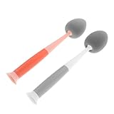 CIYODO 2pezzi Spazzola per Pulizia Coperchi Bottiglie Manico lungo Morbida in Spugna per Lavaggio Tazze Bicchieri Rimovibile e Portatile per Uso Casa Ufficio