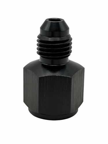 FYWZ 4AN Female to 3AN Male Flare Reducer Fitting Adapter - Black