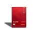 Zequenz Classic 360 Soft cover Notebook, Soft Bound Journal, Large, Red, 5.75" x 8.25", 140 sheets/280 pages, Blank, Plain thick premium paper