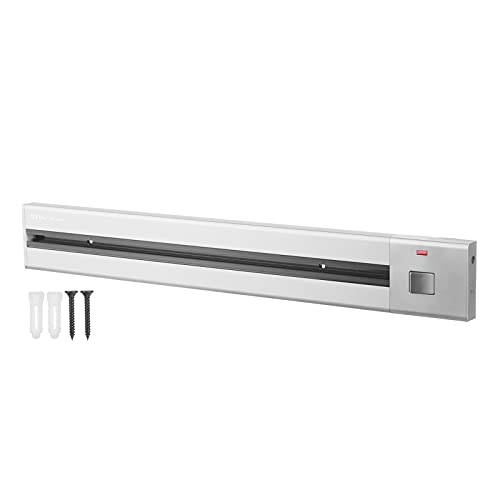 Dioche Szyna Gniazdka Elektrycznego, Szyna Gniazdka Elektrycznego Przedłużka o Długości 60 Cm z Ruchomymi Gniazdami, Bezpieczna Izolowana Konstrukcja do Użytku w Kuchni, Biurze i Sypialni