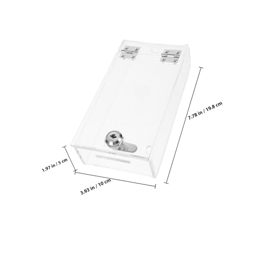 Boîte rangement acrylique téléphone portable transparente durable