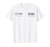 NASA Worm und ESA Logo Blau