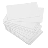 BCOATH 20 Stück PVC Blanko Karten Weiß Beschichtet Beidseitig Bedruckbar Für Ausweis Kreditkarte...