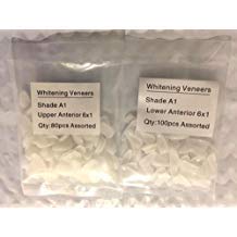 Dental Ultra-Thin Veneers Resin Teeth Upper + Lower Anterior Shade A1 100+80 PCS
