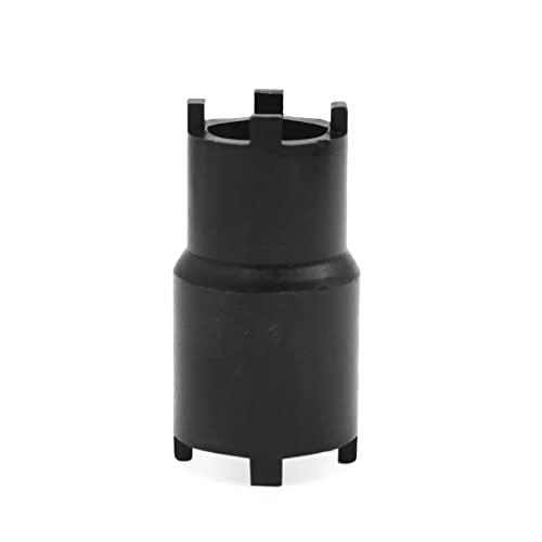 Image of uxcell 19mm 23mm 4 Pin Motorcycle Clutch Lock Nut Spanner Socket Wrench Repair Remove Tool Black for Honda CG125