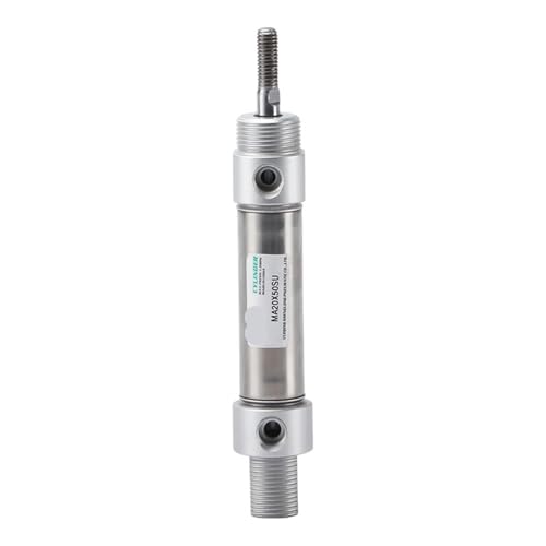 Vérin pneumatique MA40 double action en acier inoxydable course 35mm