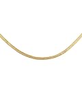 SINGULARU - Collar Lisse Sparkling. Acero con Baño en Oro de 18 Kt. Joyas Para Mujer.