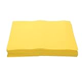 Kichvoe 500 Stück Gelbes Opferpapier aus Glattem Papier für Ahnenopfer und Götterverehrung mit Glatter Oberfläche für Qingming Festival und Spirituelle Rituale