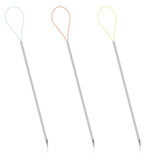 3pcs Snag Nab It Tool Snag Repair Needle Leather Craft Sewing Needles Broken Thread Repair Tools Suitable for Hand Quilting Needs