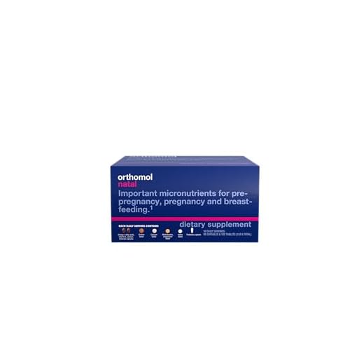 Orthomol Natal, Natal Supplement, Supports Health for Pre-Pregnancy, Pregnancy, and Breastfeeding, Tablets and Capsule Supplement, 30 Count (Pack of 1)