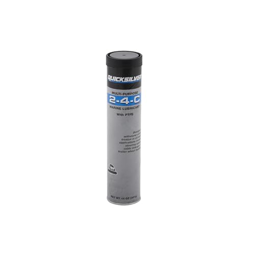 Quicksilver 8M0190469 2-4-C Marine Grease with Teflon 14 oz