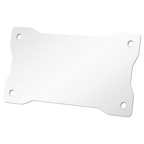 AUTO-VOX White Metal Plate for Solar Backup Camera
