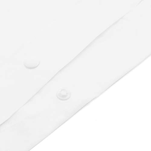 Poncho impermeable blanco para ciclismo 5 piezas miniatura 3