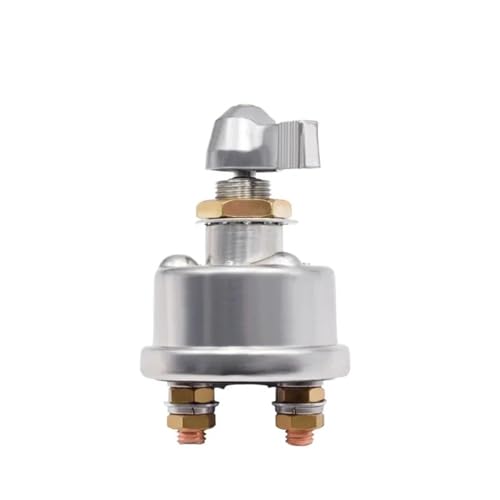 Interrupteur de coupure de batterie 12V 24V DC avec capuchon argenté