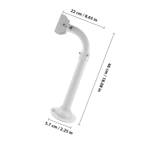Support caméra de surveillance alu réglable : la solution aux câbles visibles et angles morts - 3