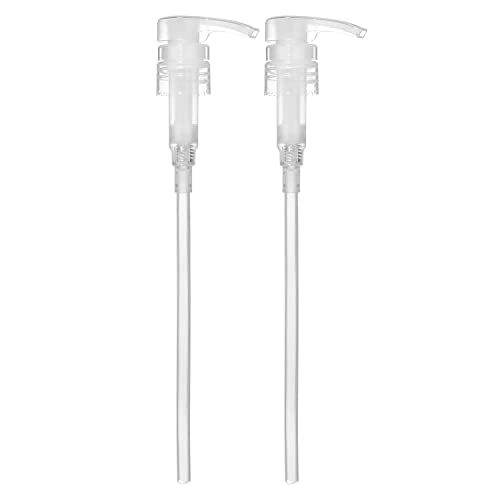 Bar5F Best Shampoo/Conditioner Dispenser Pump for 1 L Bottles, Natural Clear, 33.8 oz., Pack of 2