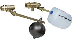 Schwimmerventil R 3/4", Messing Cover