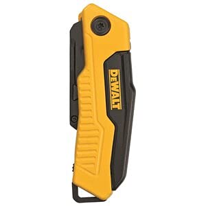 Dewalt DWHT10916 Folding Fixed Blade Knife, Yellow