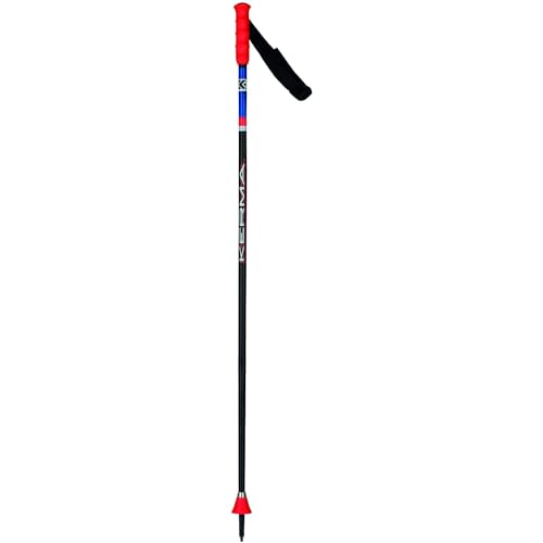 Bâtons de ski garçon Kerma X noir 100 cm pour jeunes skieurs
