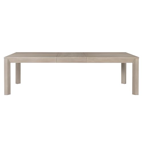 Furniture of America Dannen Modern Solid Wood 108-inch Extendable Dining Table with Leaf, Seats up to 10, Easy Assembly for Home, Kitchen, Living Room, Tawny