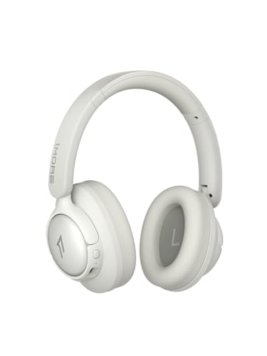 Image of 1MORE Wireless Bluetooth Noise-canceling Headphones - HQ31 SonoFlow SE Over-Ear Headphones with Hi-Res Audio, 90H Playtime, Clear Calls, Preset EQ Via App, Comfort for Home Office Travel(Oat White)