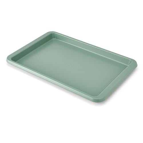 KitchenAid Nonstick Aluminized Steel Baking Sheet, Dishwasher Safe, 9 x 13 Inch, Cardamom by KitchenAid - Used condition - US$8.12