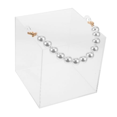 Contenants acryliques réutilisables à poignée pour emballage cadeau de mariage