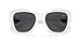 Versace VE 4452 317/87 White Plastic Fashion Sunglasses Grey Lens
